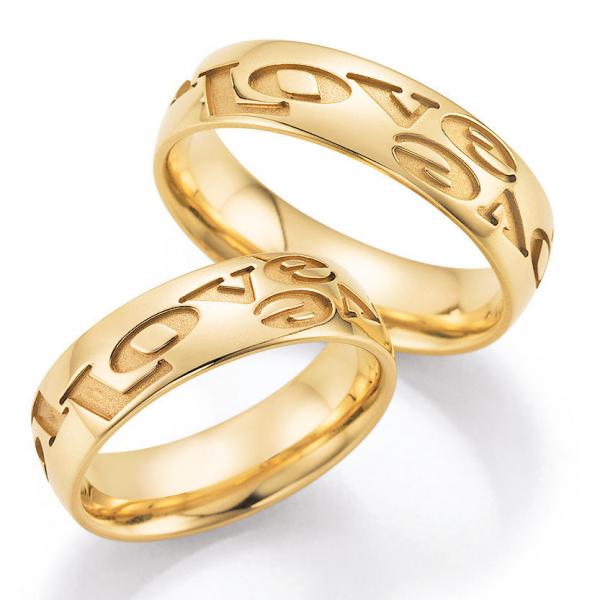 Nowotny-Collection Ruesch Trauringe Gelbgold 66/38080-060 + 66/38080-060